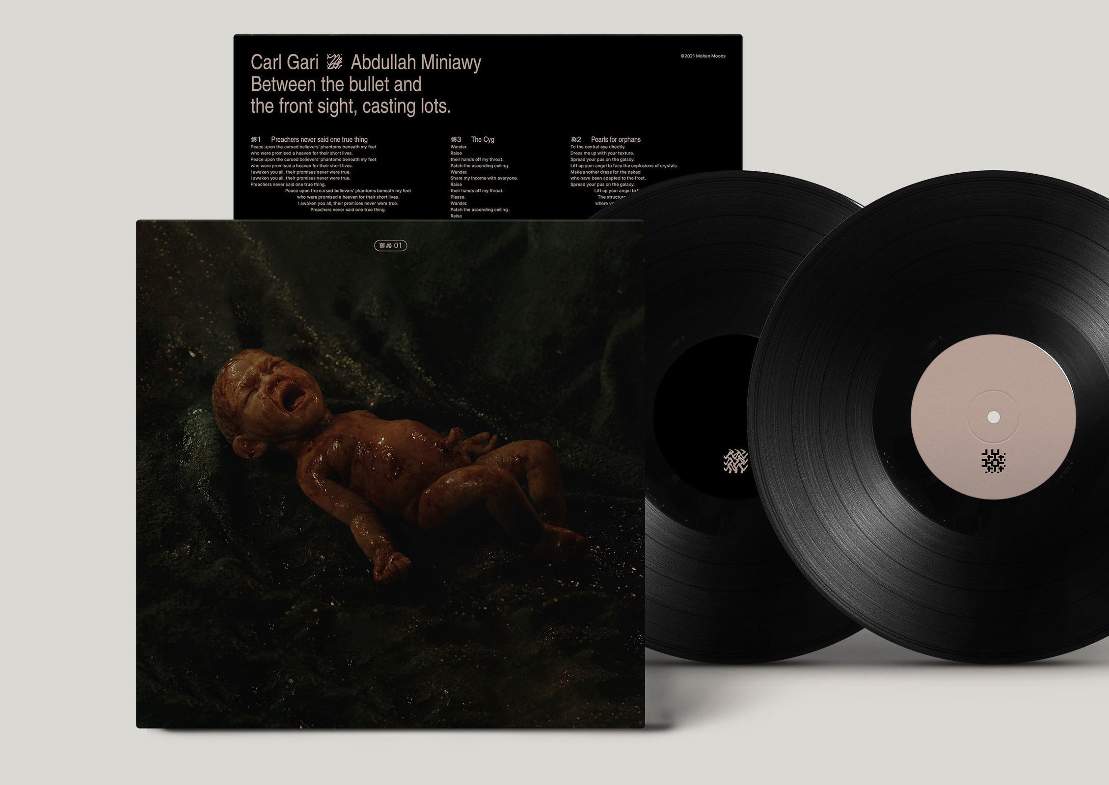 Carl Gari & Abdullah Miniawy - Between the bullet and the front sight, casting lots (Live at Haus der Kunst) 12" Vinyl